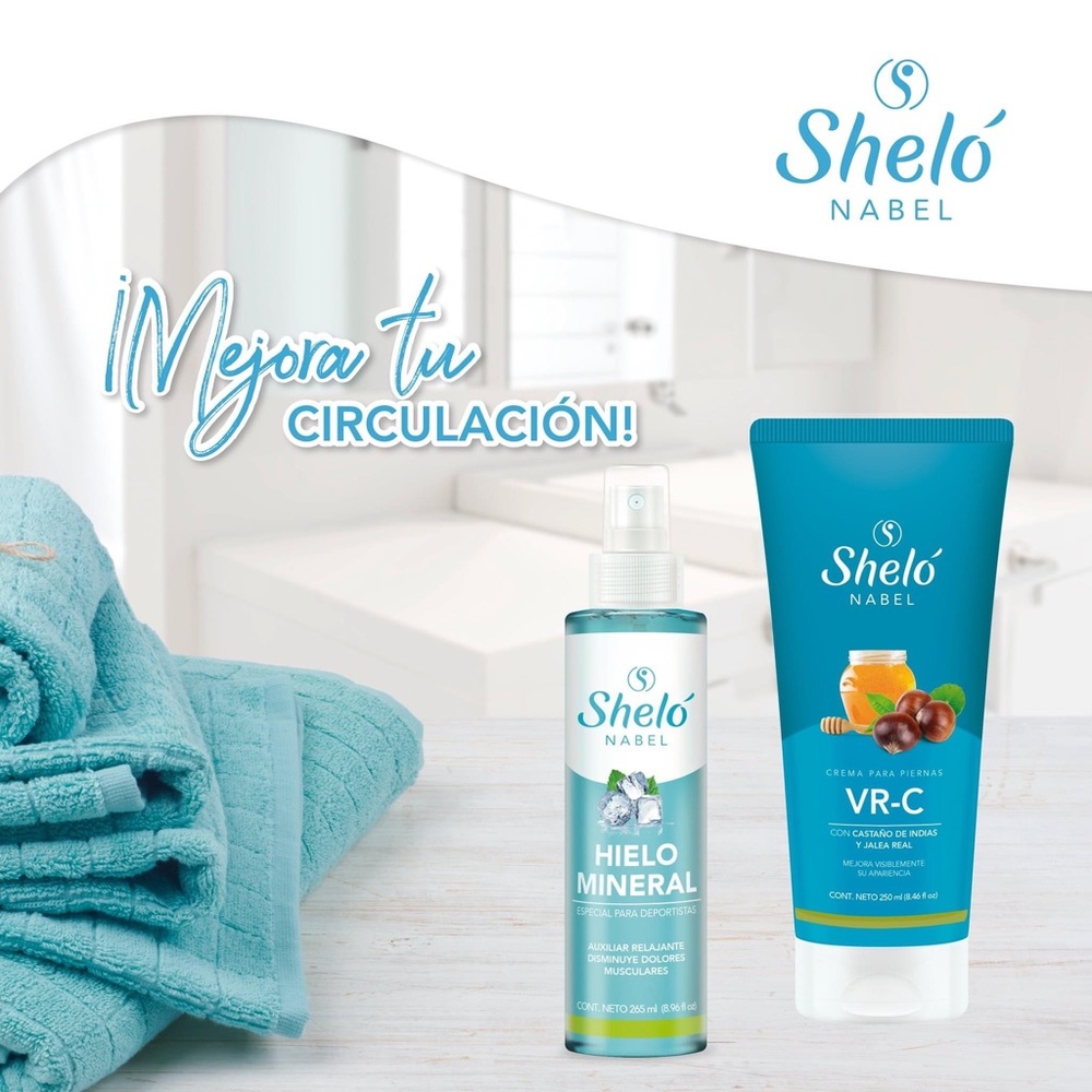 Sheló NABEL | Kit ANTI VARICES | VR-C / HIELO MINERAL |